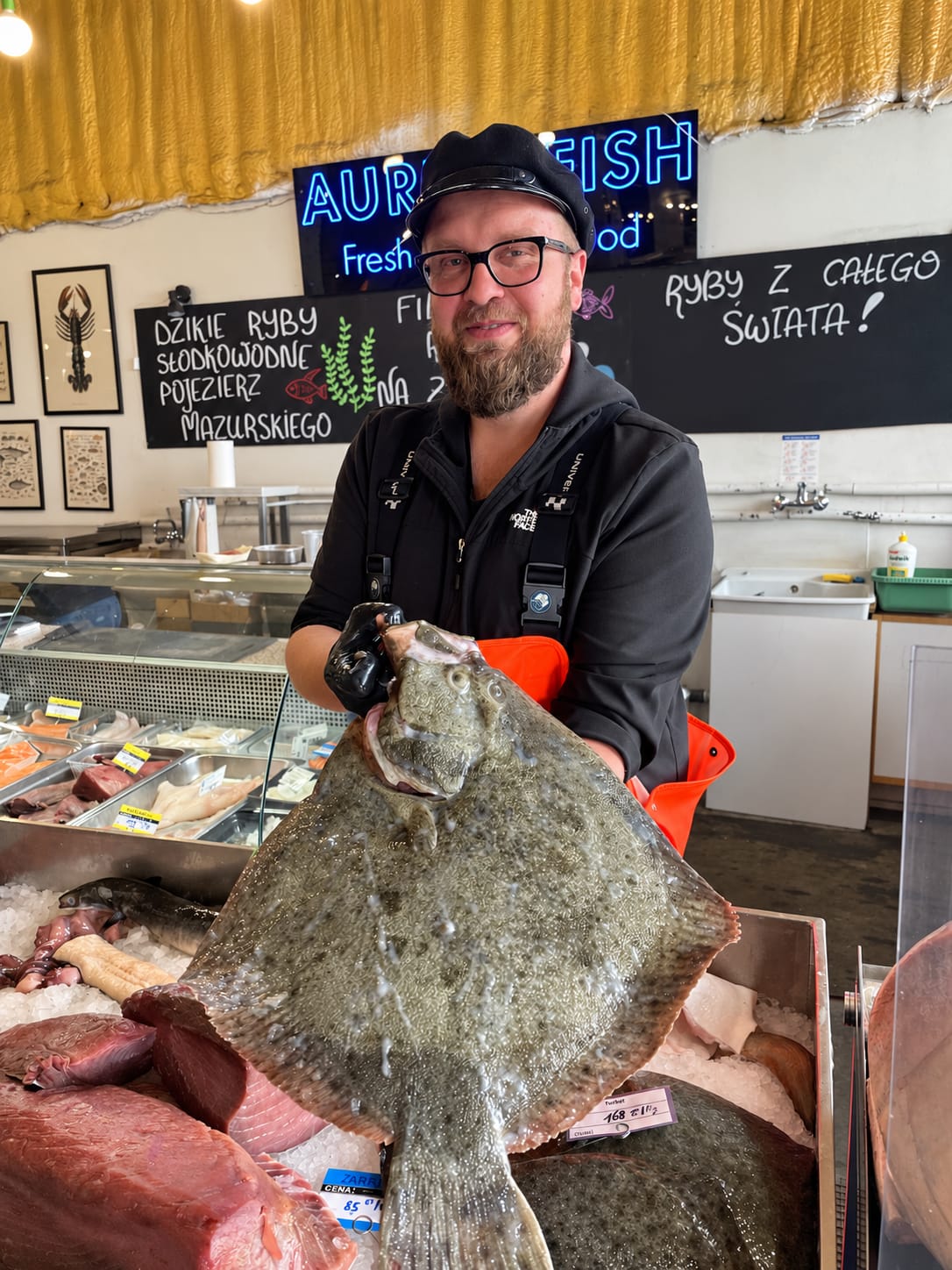 turbot - cała ryba Aurum Fish Mateusz Peszka